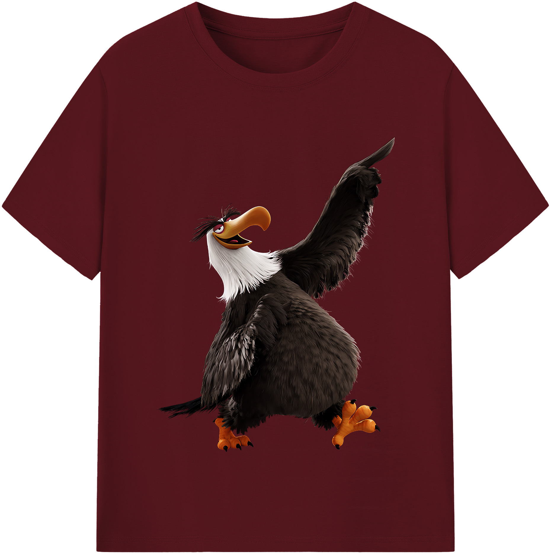 （画像用） Angry Birds アングリーバード 綿100％半袖Tシャツ（フロントプリント）